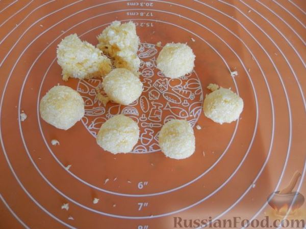 Слоёно-песочное печенье "Лотосы" с кокосовой начинкой