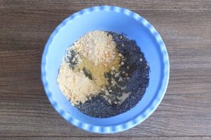 Песочный пирог с маком